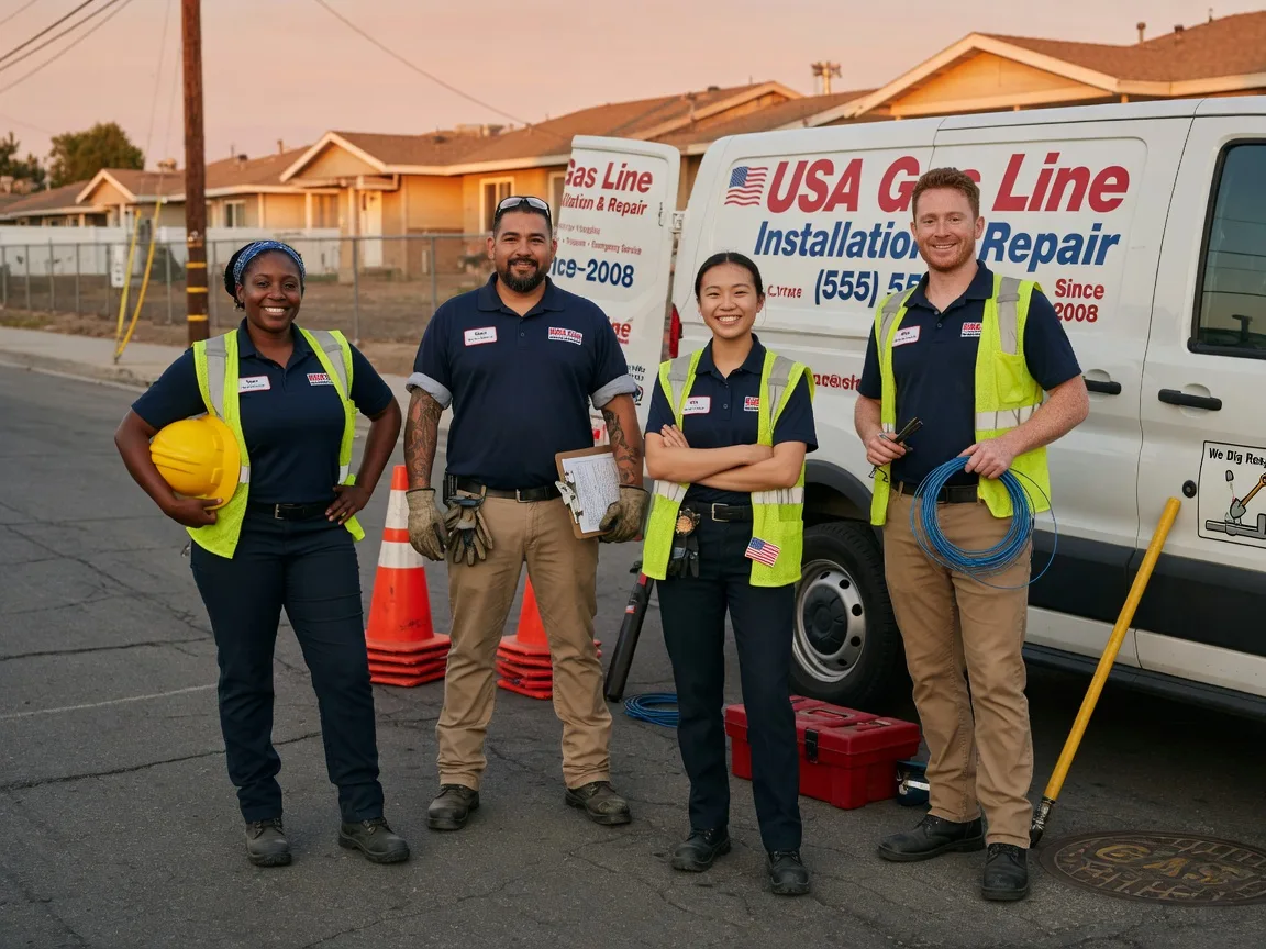 Gas Line Installation company in Danevang, TX